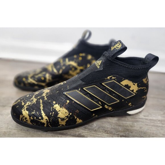Adidas Men's Sz. 11.5 Ace Tango 17.1 Purecontrol TF Paul Pogba Blk Gold